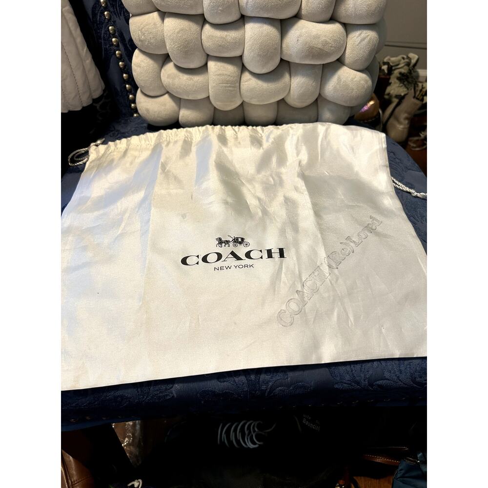 Medium Coach ReLoved White Dust Bag